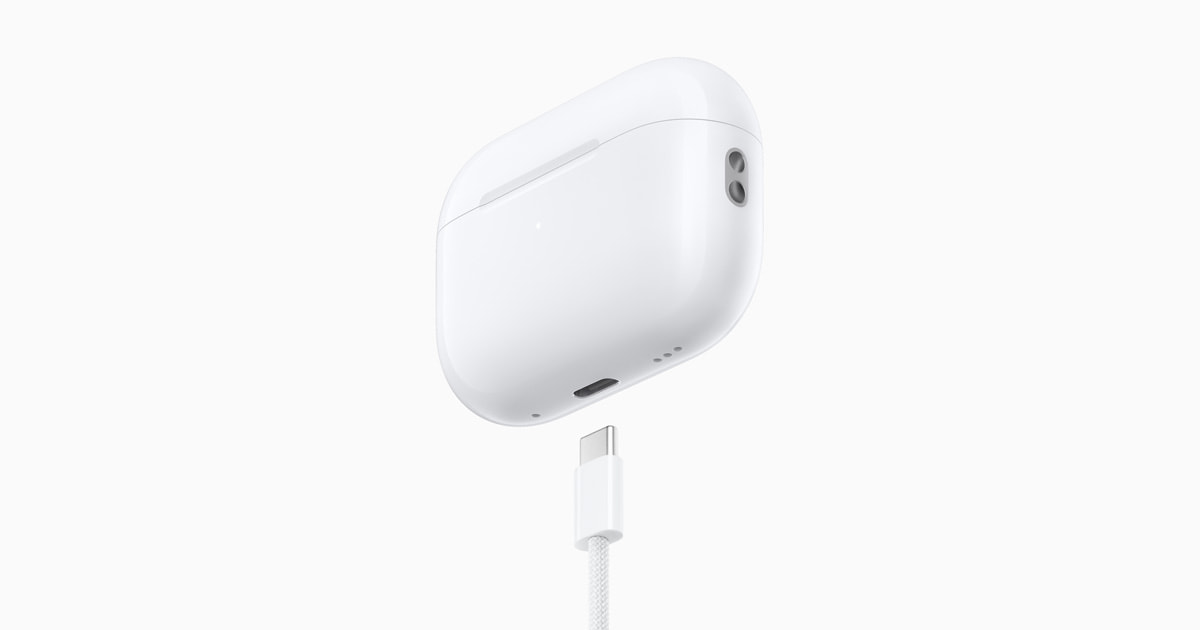 Apple AirPods Pro (2nd generation) with MagSafe Charging Case (USB-C) 官方图片